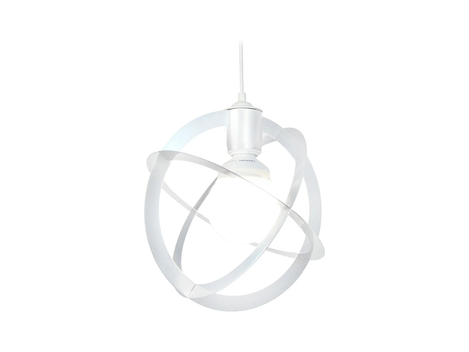 Suspension TOSEL ,métal,Blanc ,H 88x D28xP28cm