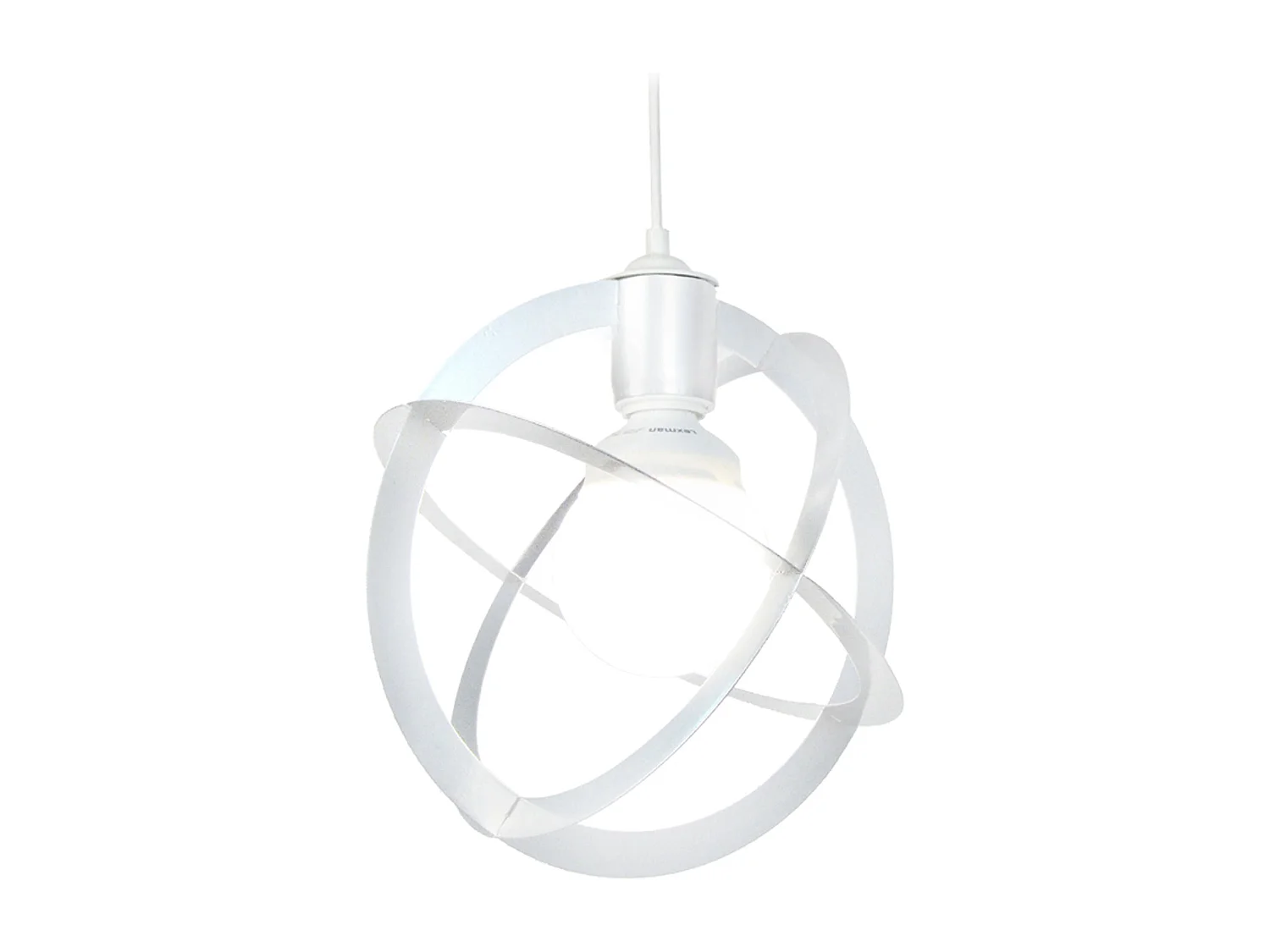 Suspension TOSEL ,métal,Blanc ,H 88x D28xP28cm