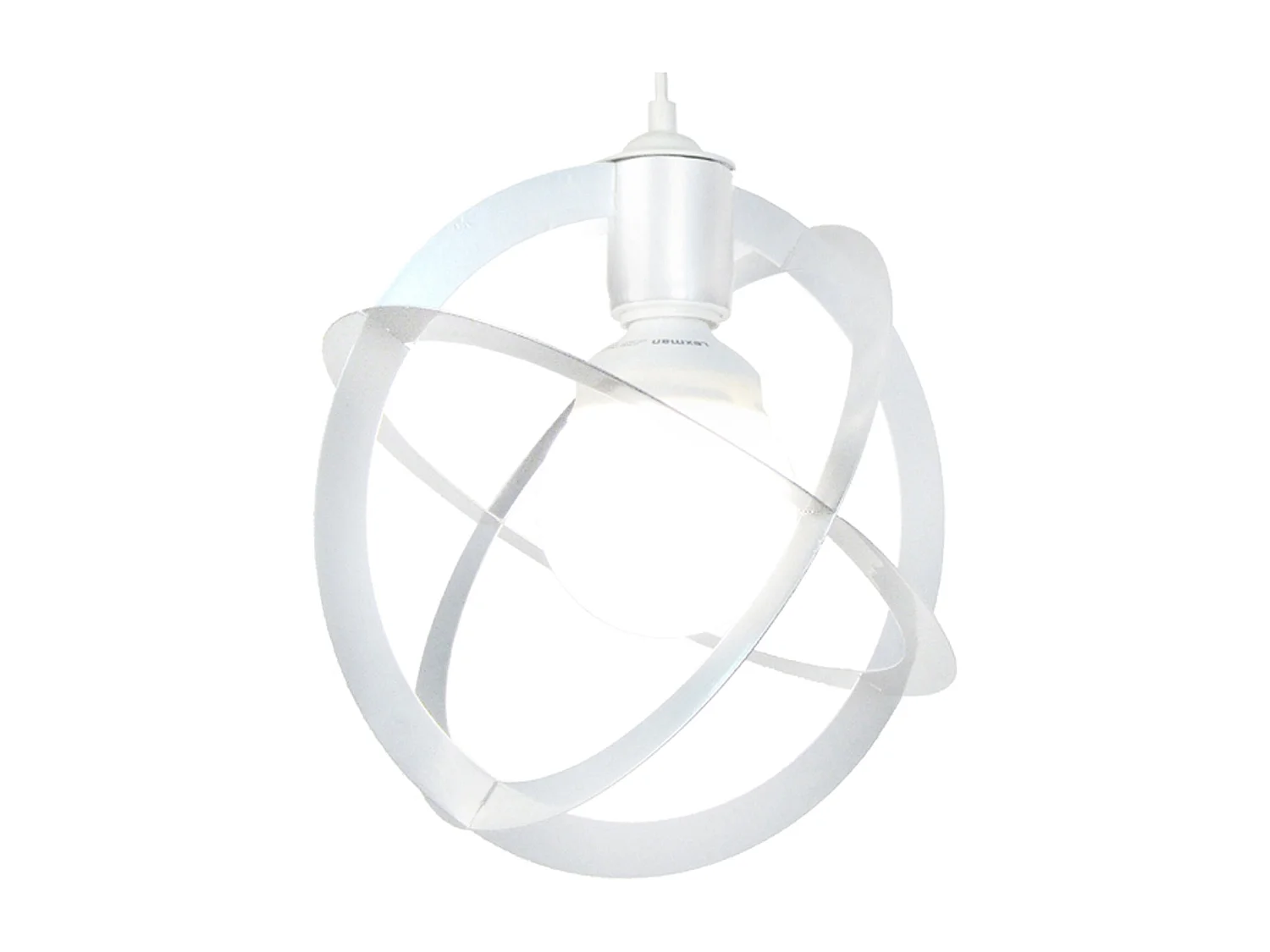 Suspension TOSEL ,métal,Blanc ,H 88x D28xP28cm