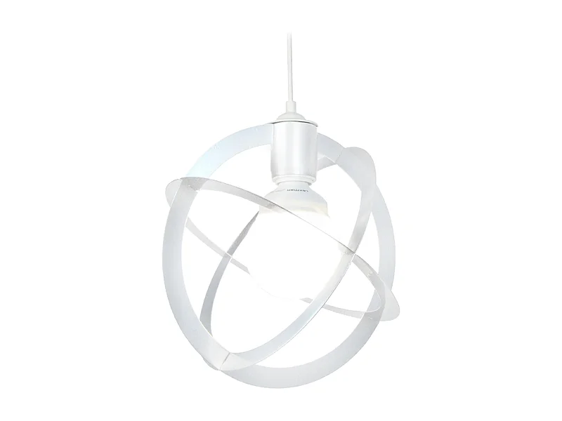 Suspensión  TOSEL ,metal,Blanco,A 88x D28xP28cm