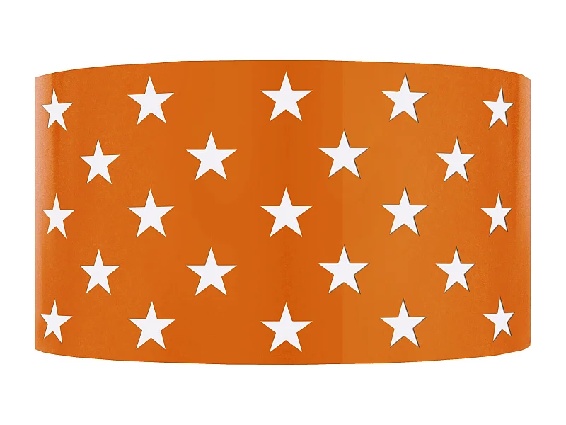 Aplique TOSEL , metal,Naranja,A10,5xD20xP20cm