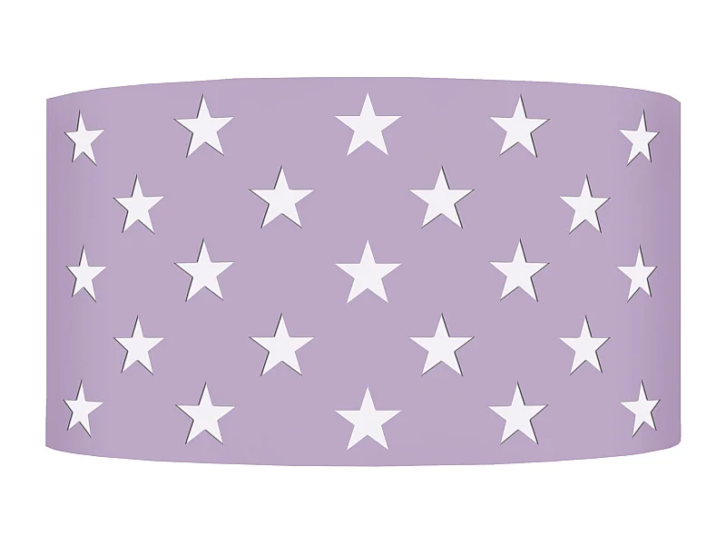 Aplique TOSEL ,metal,violeta ,A10,5xD13xP25cm