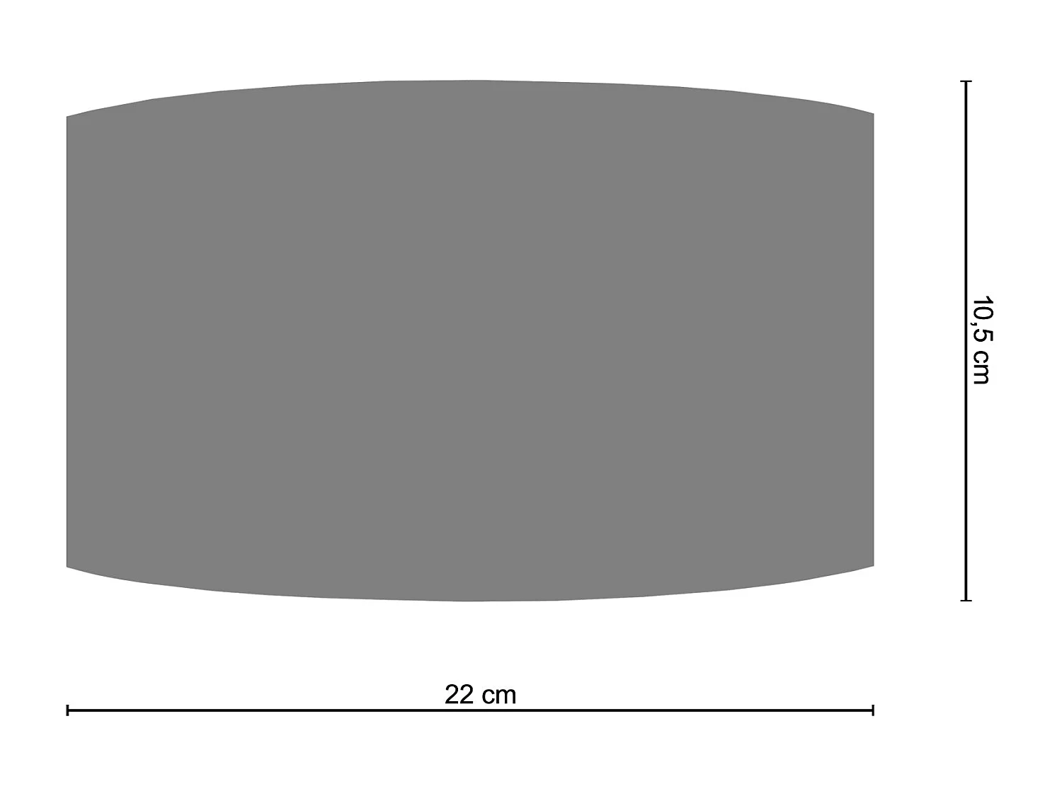 Aplique TOSEL ,metal,Aluminio ,A10,5xD 13xP22cm