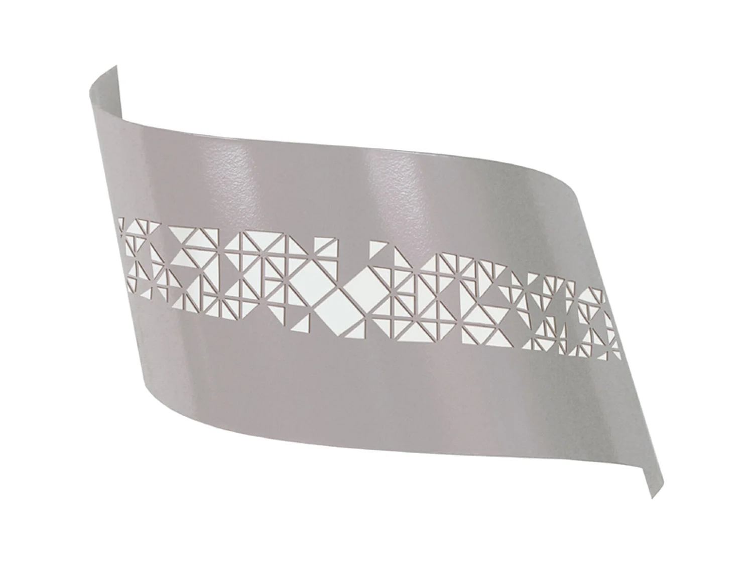 Aplique TOSEL ,metal,Gris , A10xD16xP 25cm