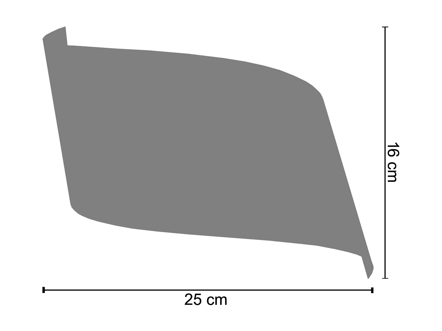 Aplique TOSEL ,metal,Gris , A10xD16xP 25cm