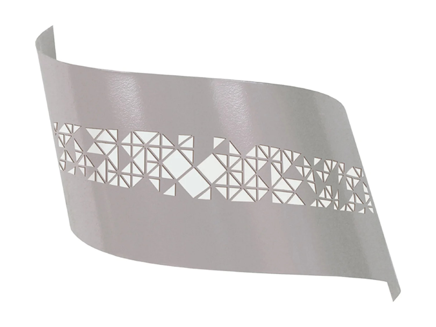 Aplique TOSEL ,metal,Gris , A10xD16xP 25cm