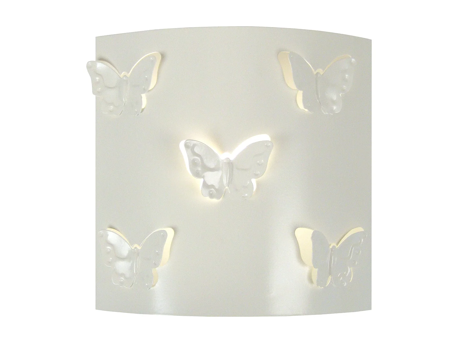 Applique d'Enfant TOSEL ,métal, Blanc  ,H8xD22xP22cm