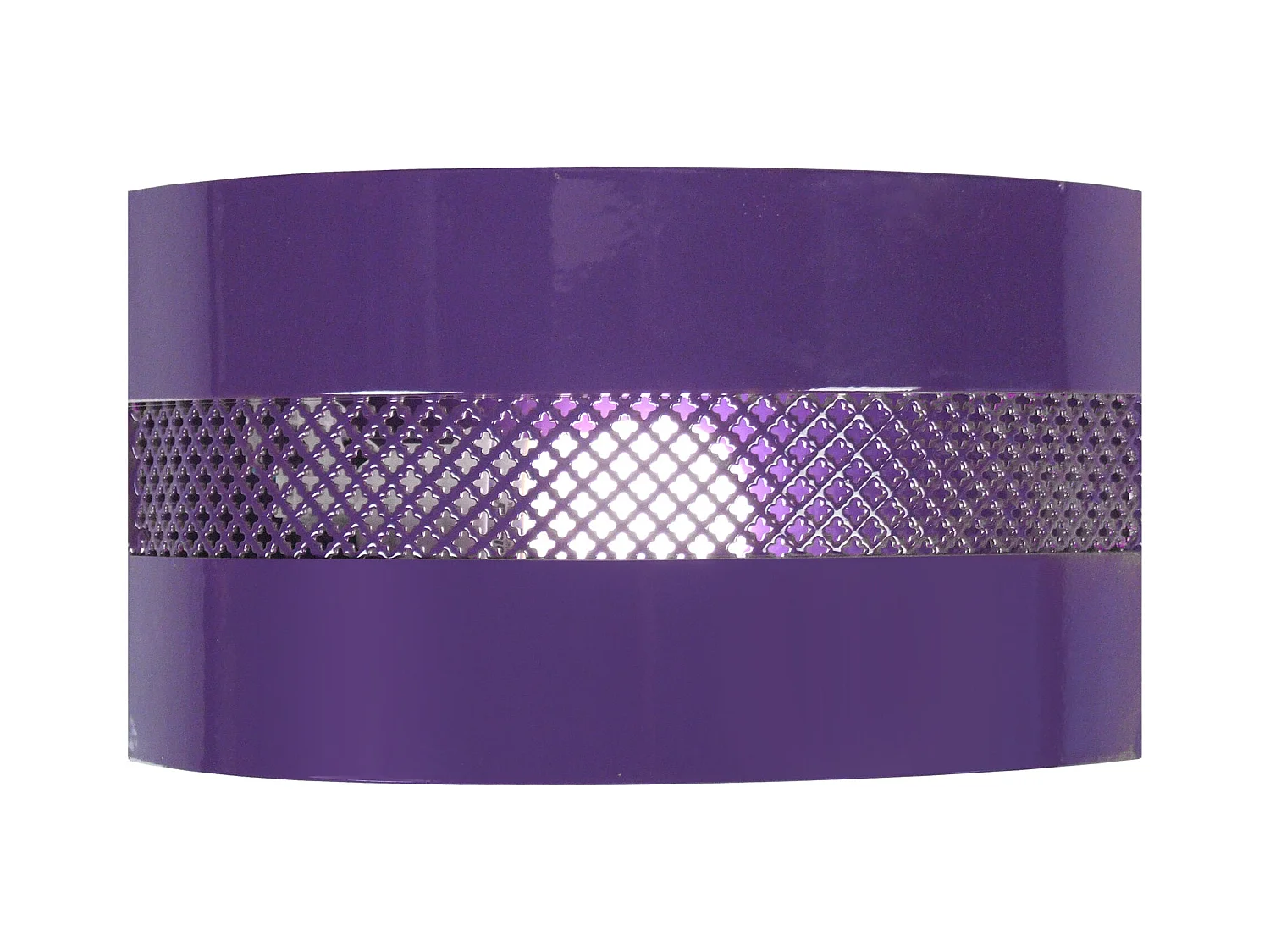 Aplique TOSEL ,metal,violeta ,A10xD14xP25cm