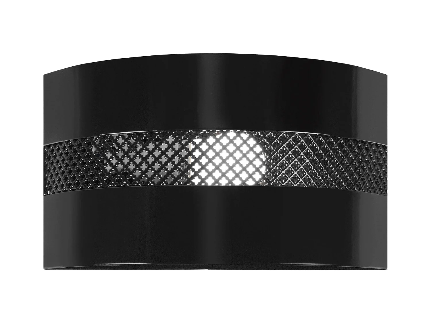 Applique TOSEL ,métal,Noir ,H10xD14xP25cm