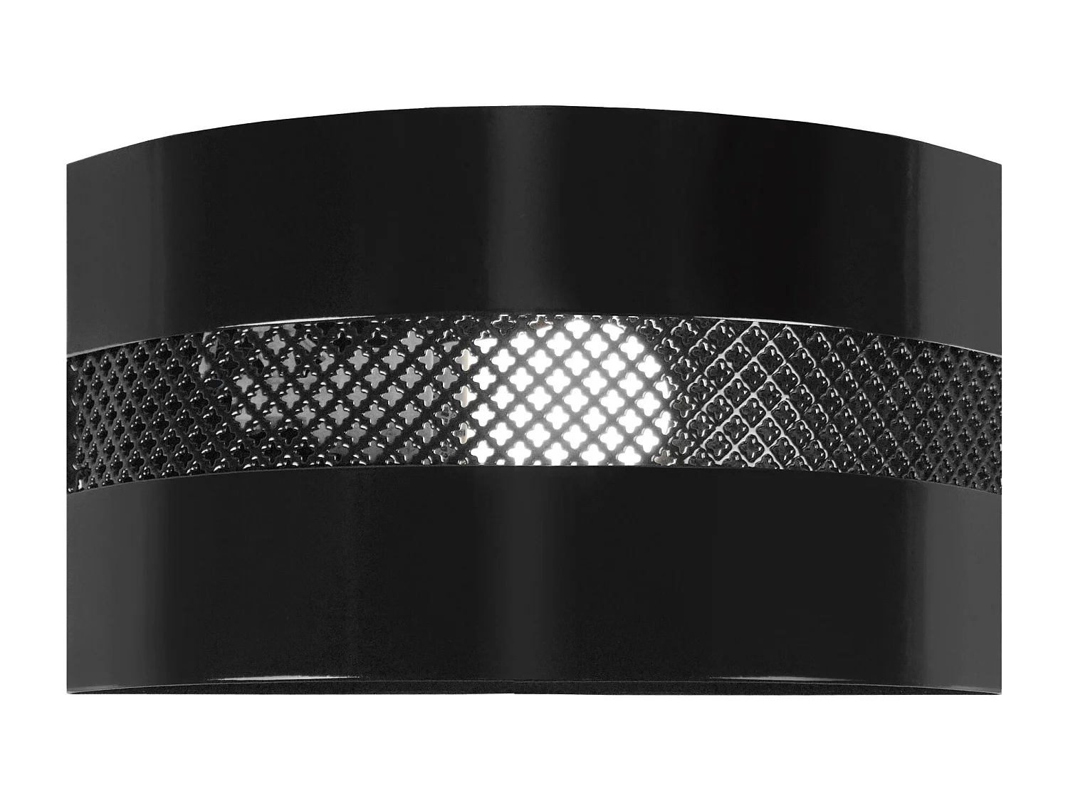 Aplique TOSEL ,metal,Negro ,A11xD20xP17,5cm