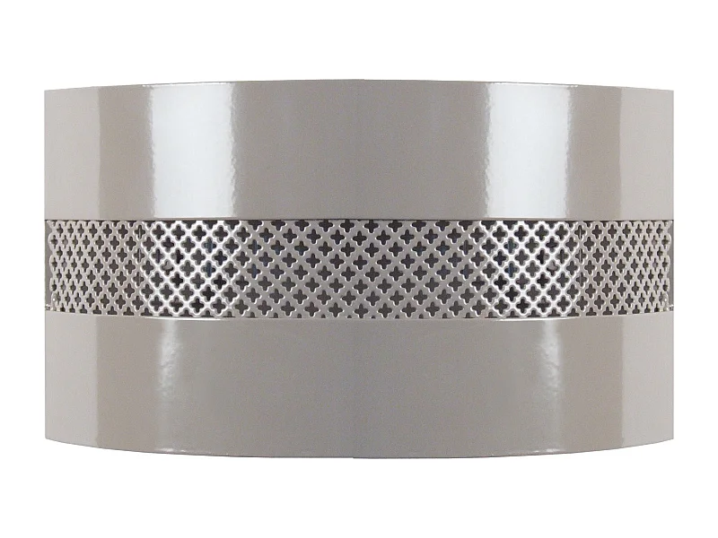 Aplique TOSEL ,metal,Gris ,A10xD14xP25cm