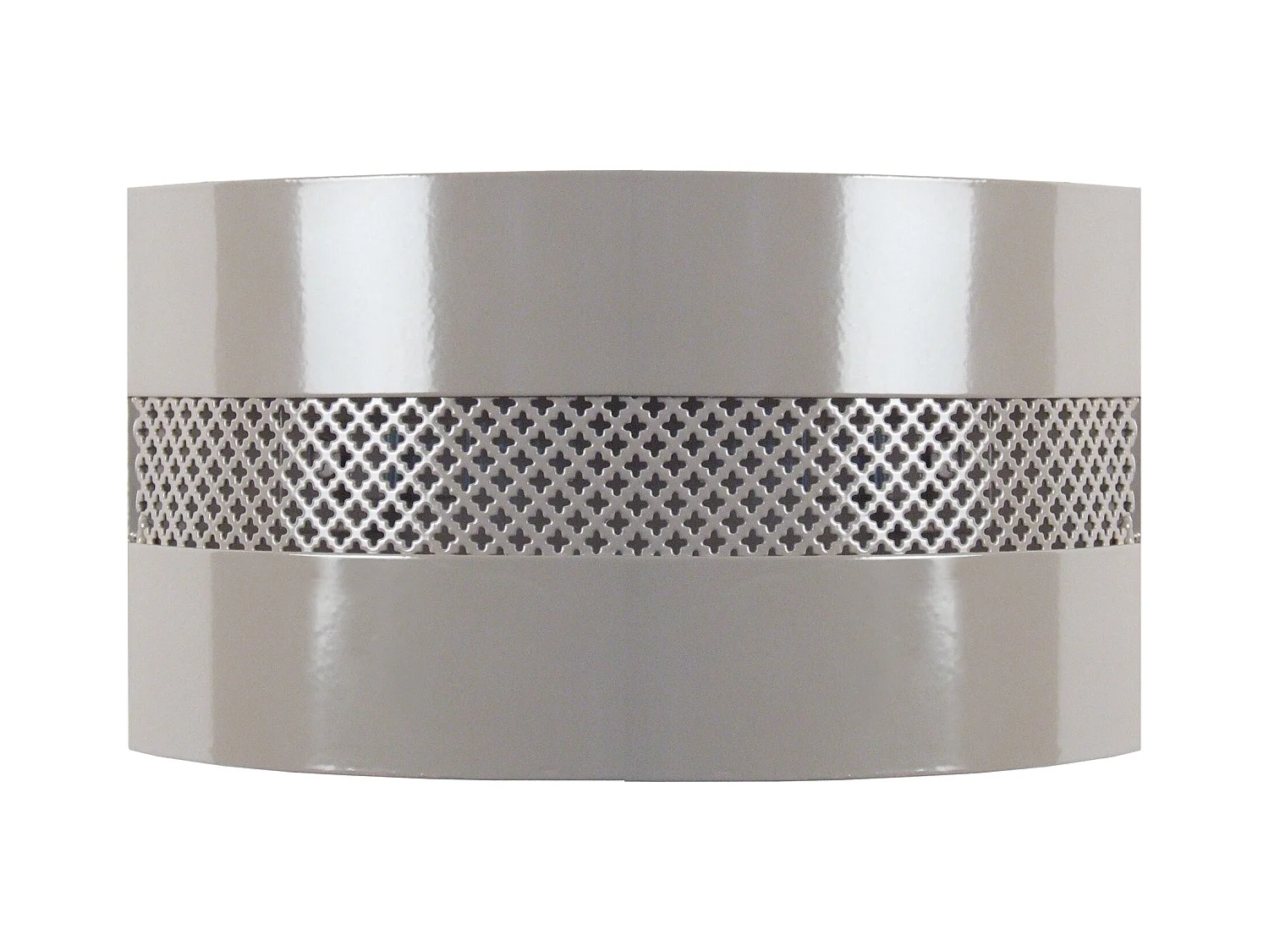 Applique TOSEL ,métal,Gris ,H10xD14xP25cm