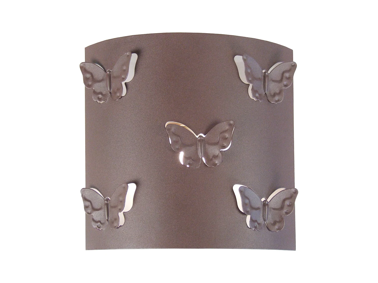 Aplique TOSEL ,metal, Marrón,A8xD22xP22cm