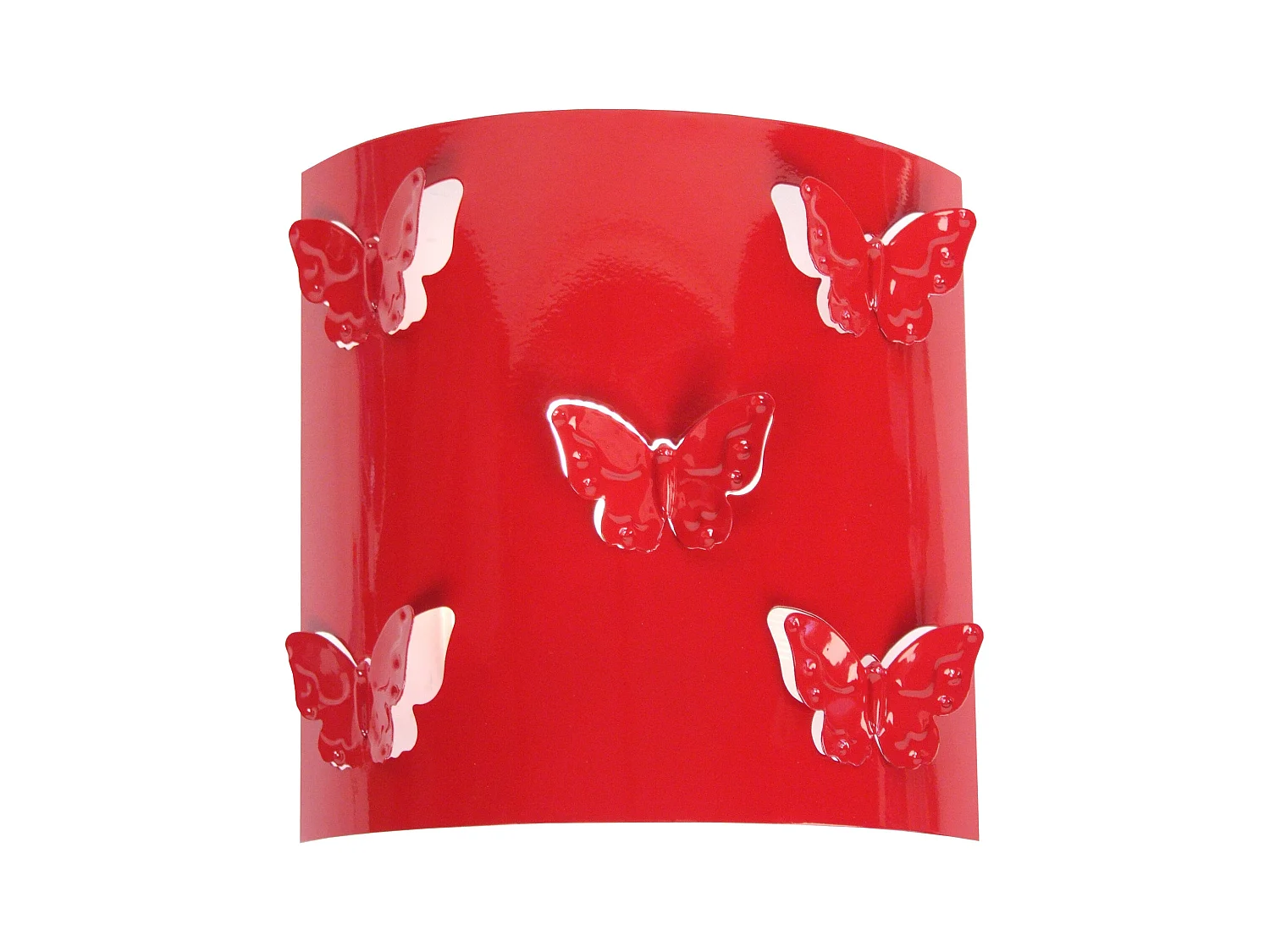 Applique d'Enfant TOSEL ,métal, Rouge ,H8xD22xP22cm