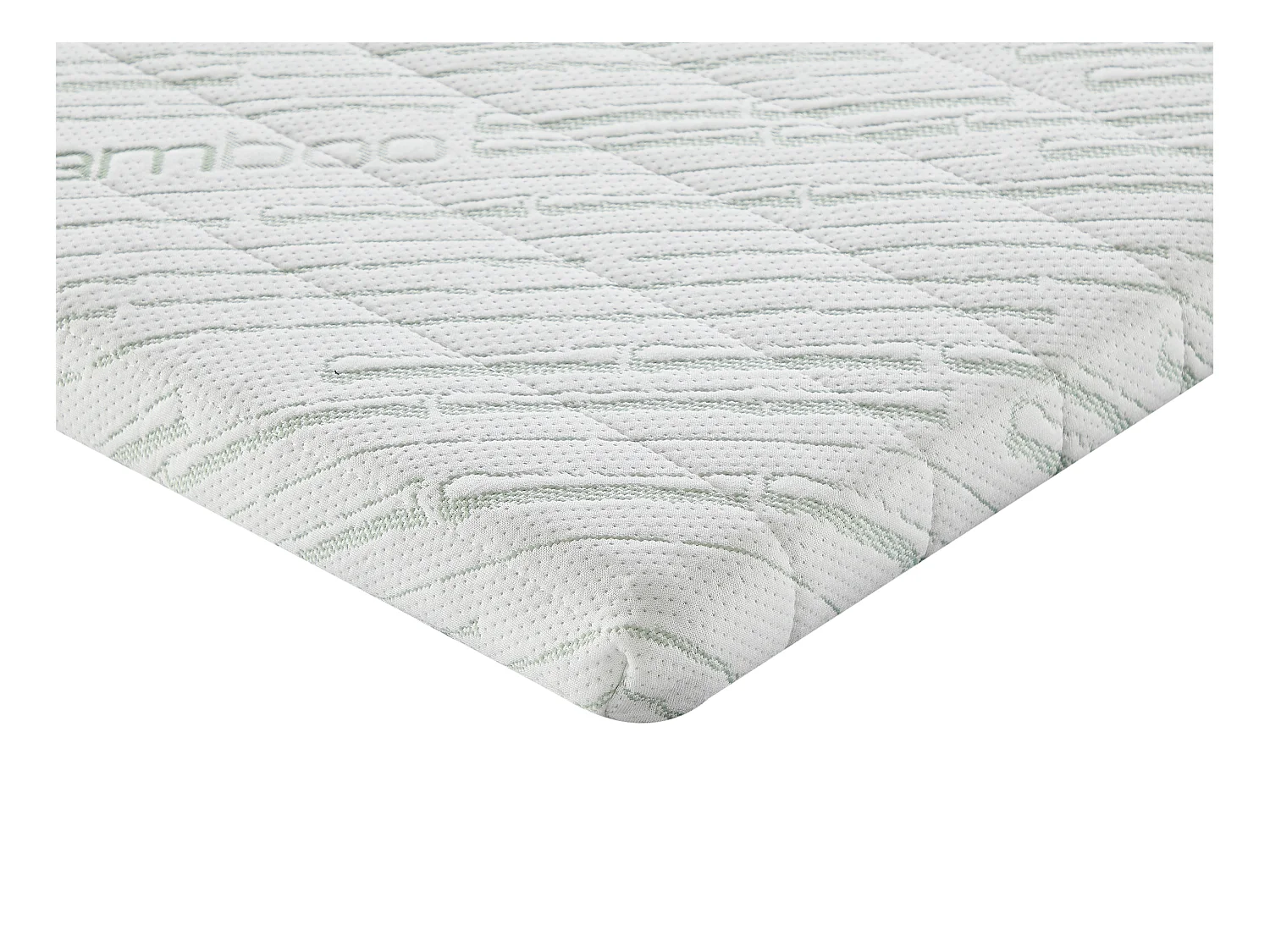 Dekmatras van bamboe en vormgeheugen van NATUREA - 140x190 cm