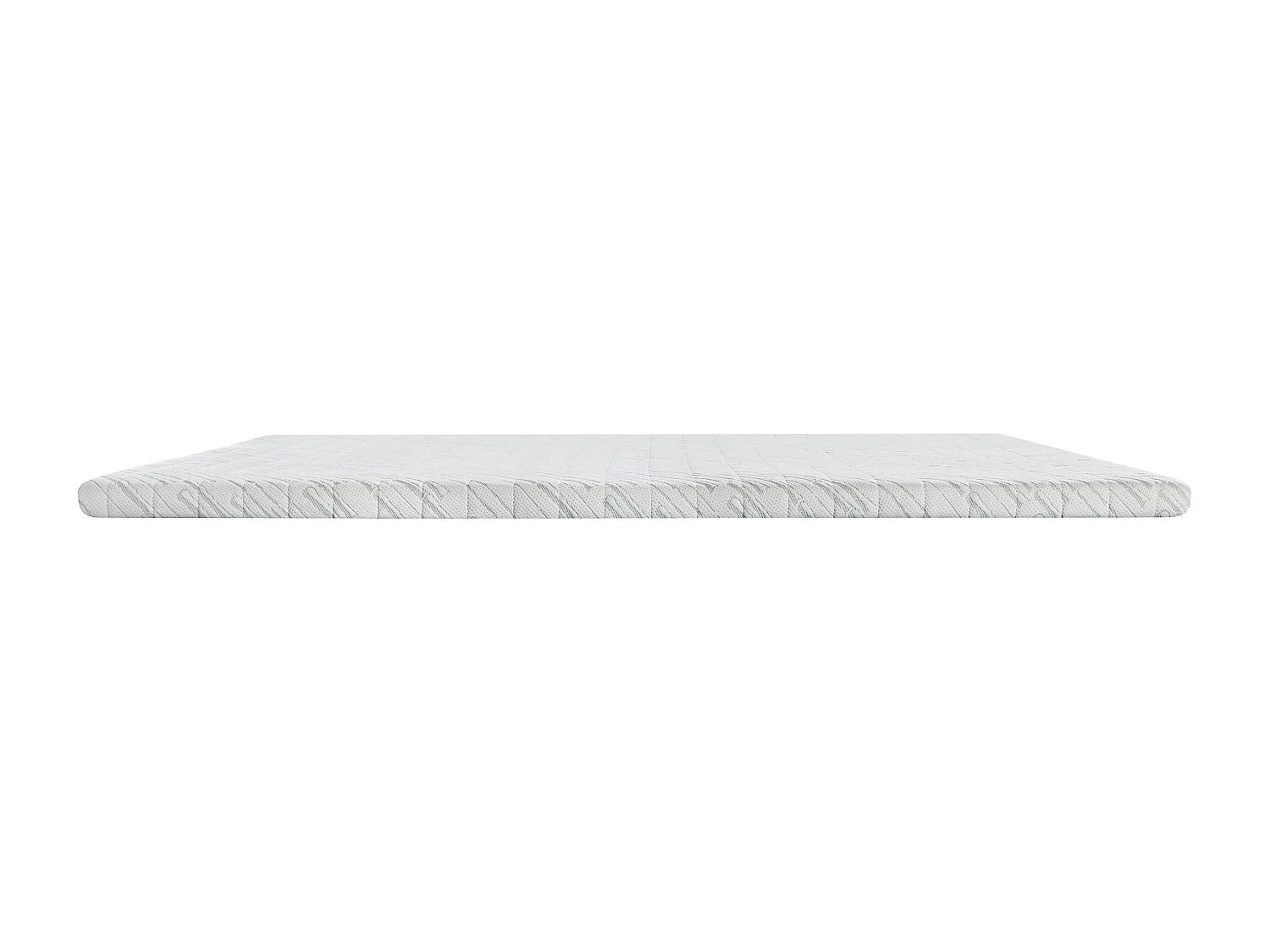 Surmatelas Extra Ferme 10,2 Cm Gel Rafraîchissant + Mousse Bambou - Housse Soie Lavable, Sangles Antidérapantes