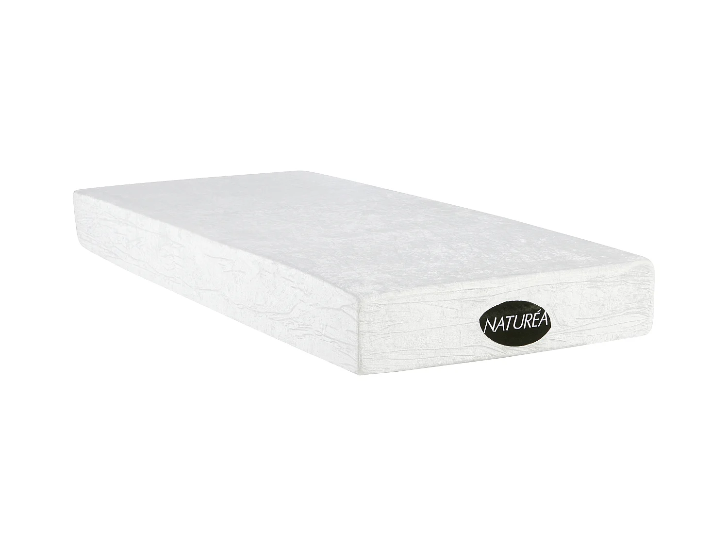 Matelas de relaxation 80 x 200 cm mousse à mémoire de forme et coutil bambou ép.20cm - PARURE de NATUREA