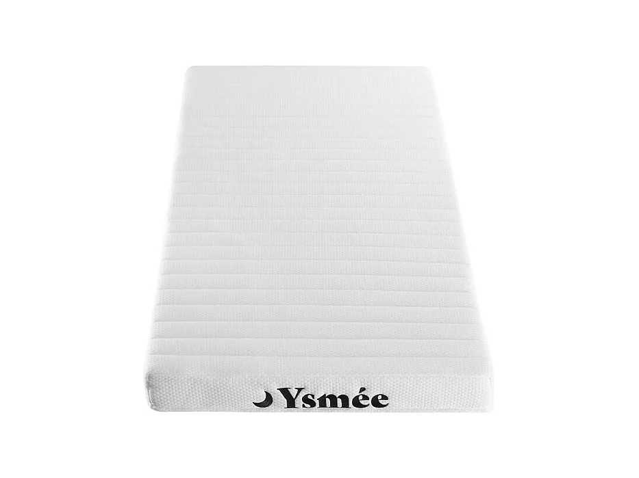 Set rete con doghe + materasso in schiuma, 7 zone 25 kg/m3 STELO KIDS - sp. 12 cm - YSMÉE - 90 x 200 cm