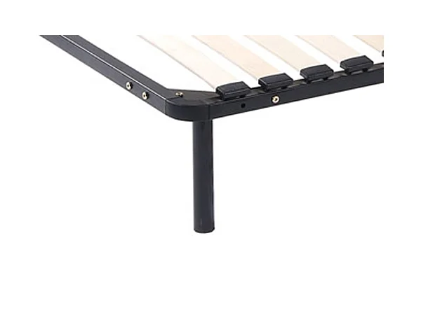 Conjunto de somier de láminas + colchón de espuma de 7 zonas 25kg/m3 STELO KIDS 12  cm de grosor de MORGENGOLD - 90x200 cm