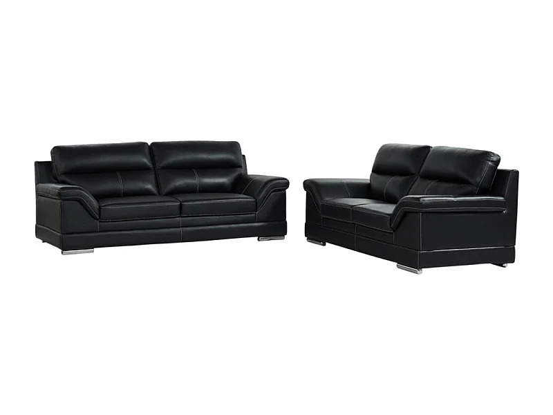 Ensemble canapé fixe