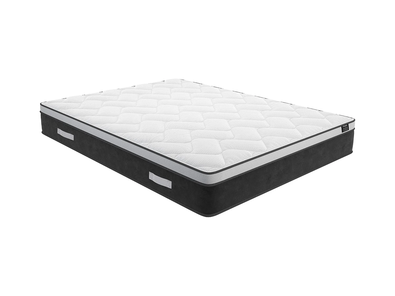 Hybride matras 200 x 200 cm met pocketveren en vormgeheugen dikte 25 cm - ASTRIA Art Collection van YSMÉE