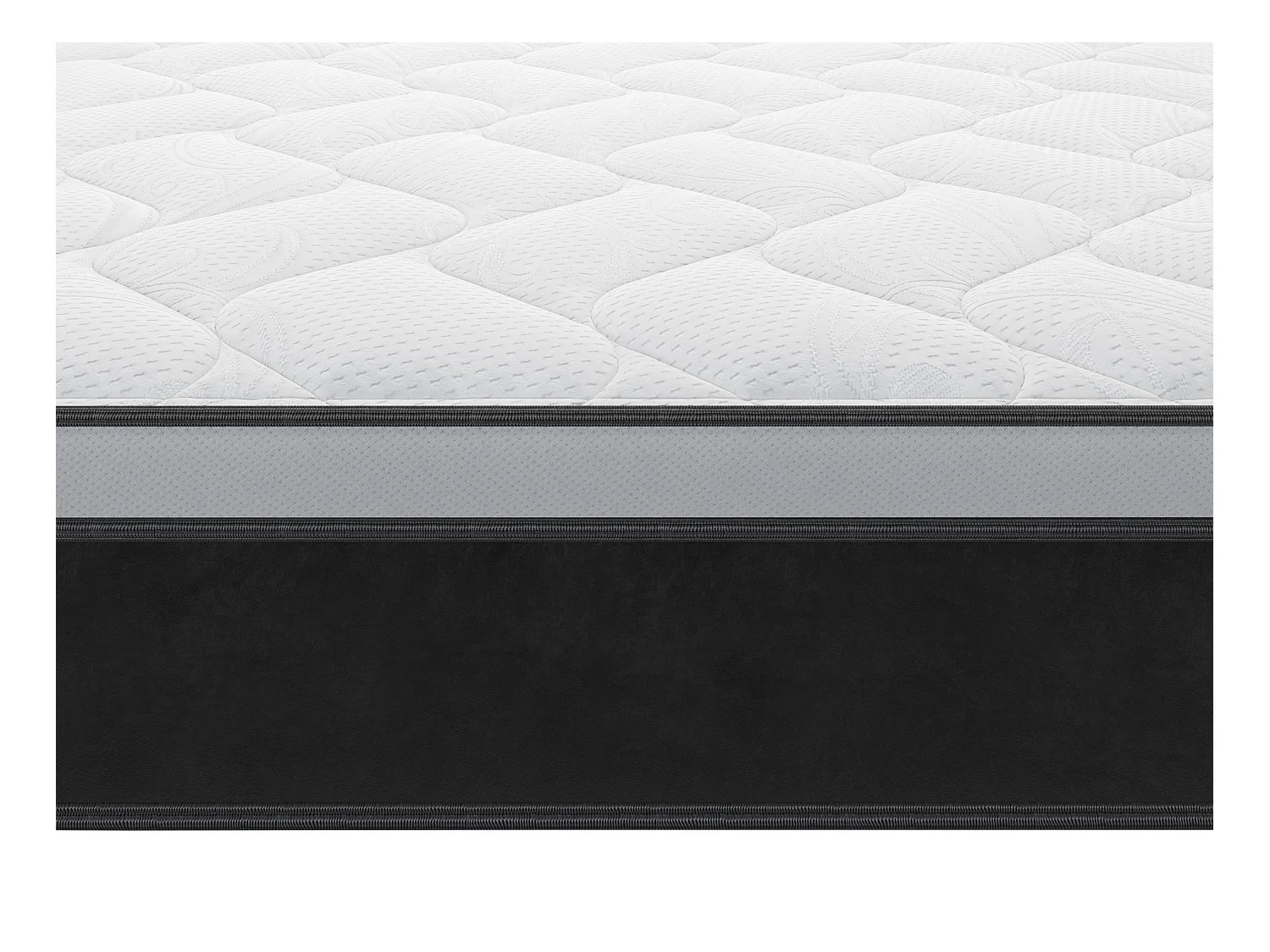 Hybride matras 200 x 200 cm met pocketveren en vormgeheugen dikte 25 cm - ASTRIA Art Collection van YSMÉE