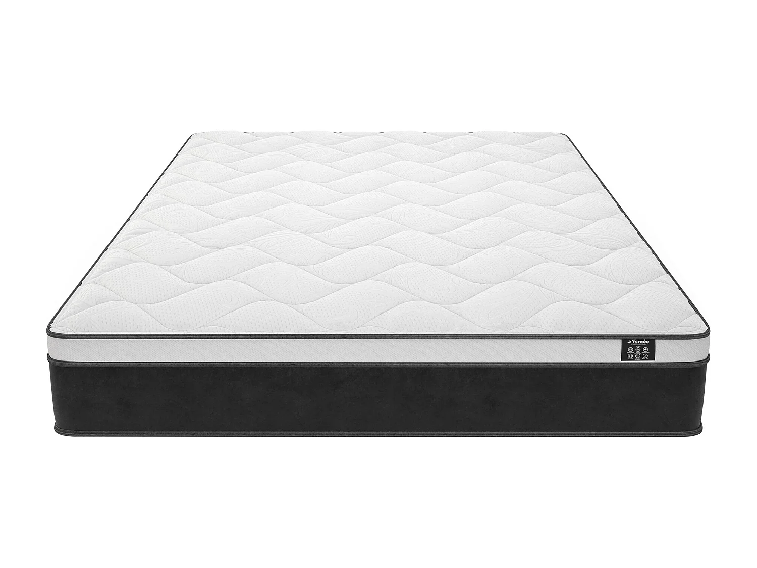 Matelas 160 x 200 cm hybride ressorts ensachés et mémoire de forme ép.25cm - ASTRIA Art Collection de YSMÉE