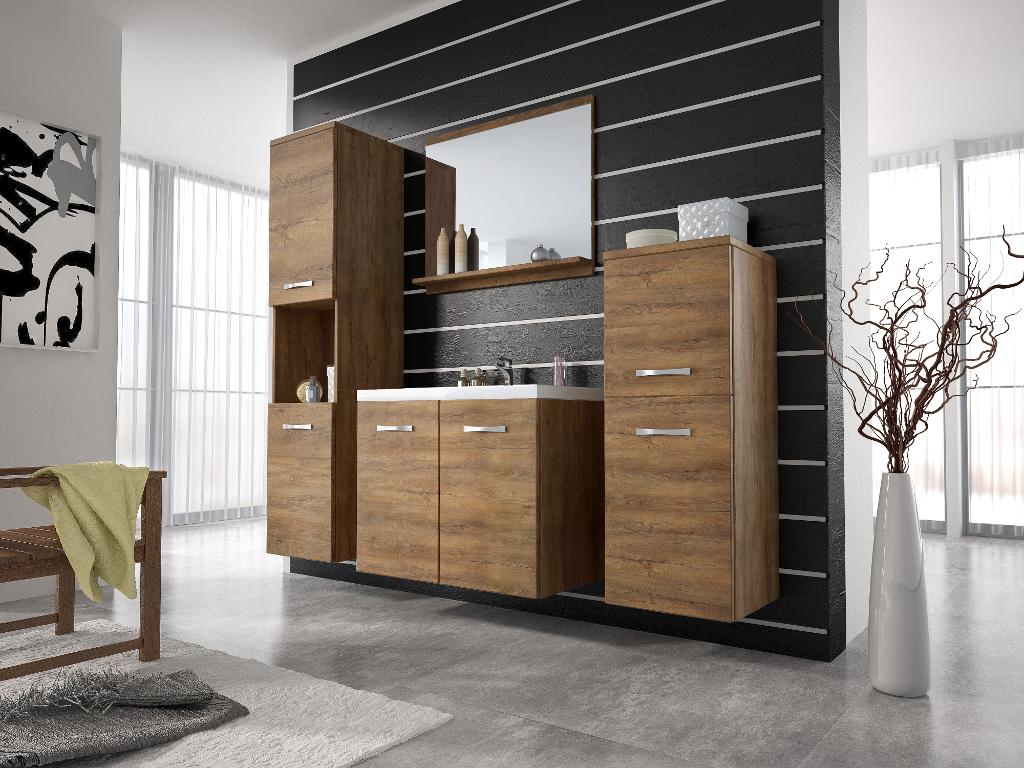 Komplettbad MIELA - Holz-Optik