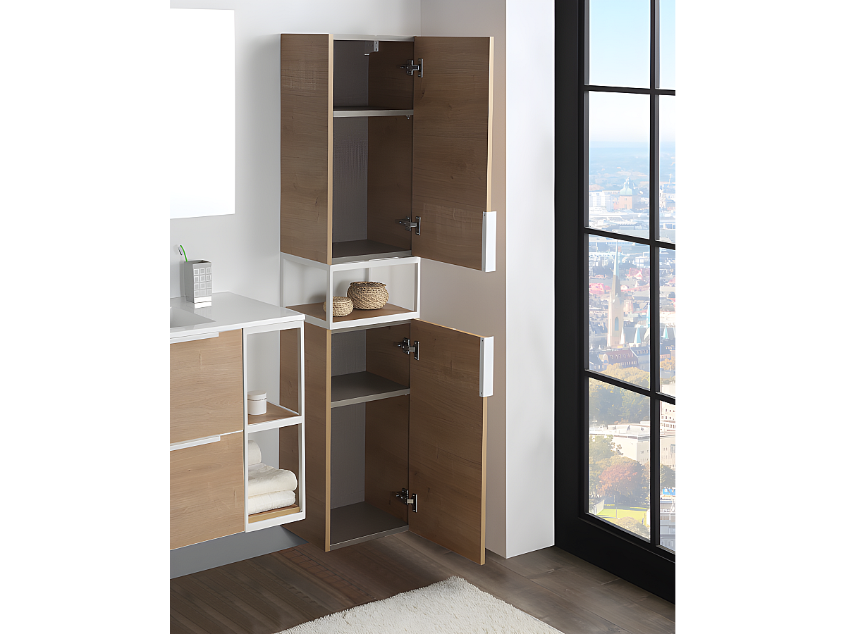 Komplettbad ORANE - Badezimmermöbel - Holzoptik kaufen