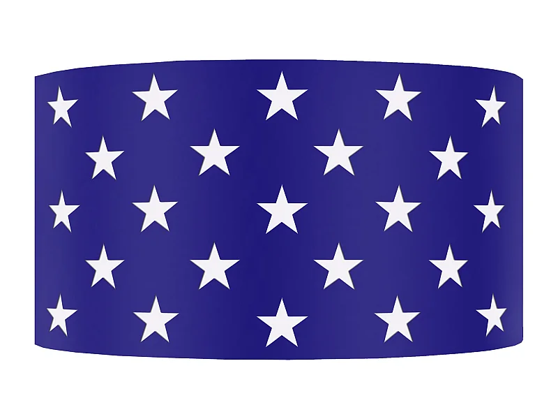 Aplique TOSEL ,metal,Azul ,A10,5xD13xP25cm