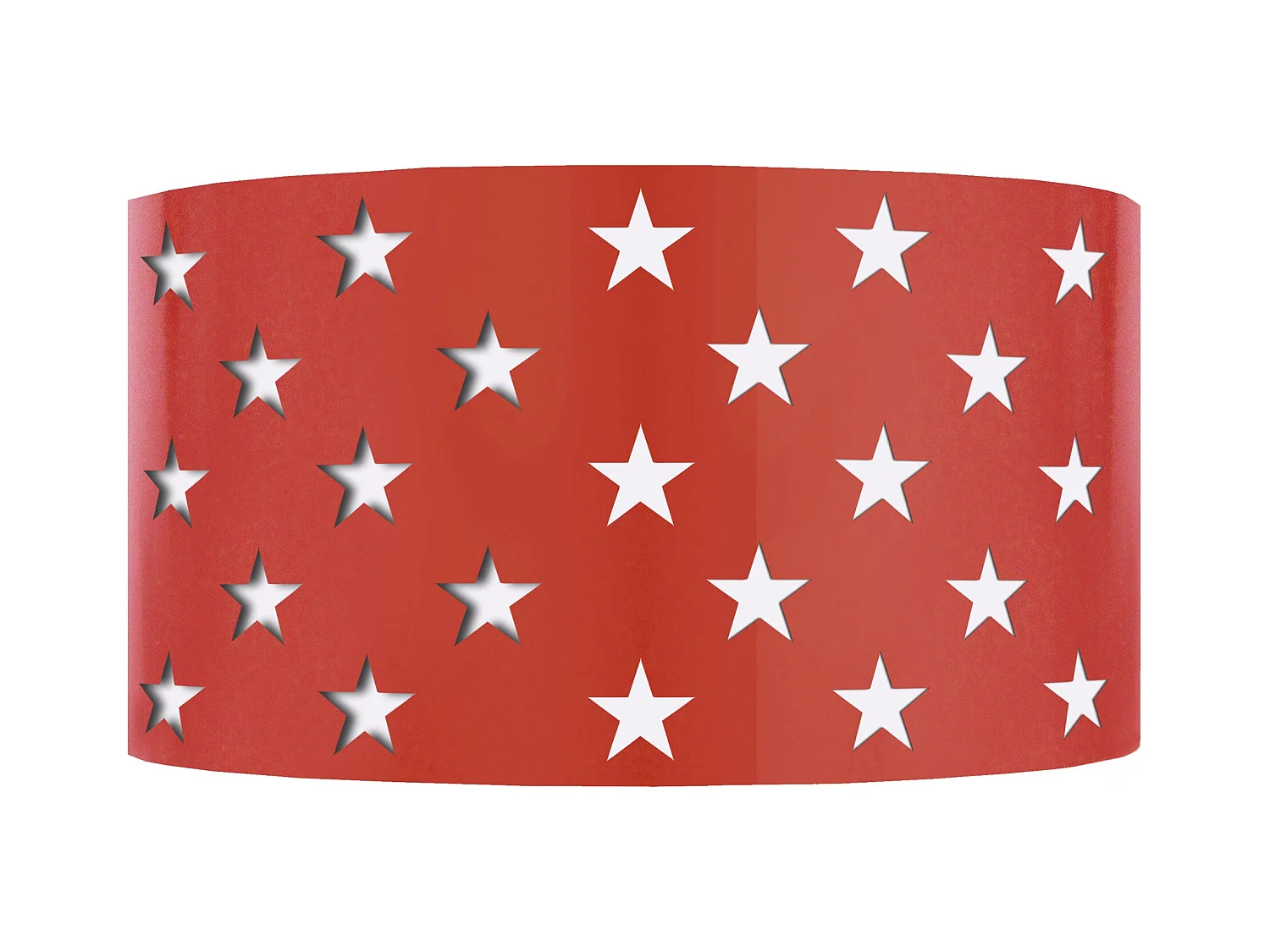 Aplique TOSEL ,metal,Rojo,A10,5xD13xP25cm