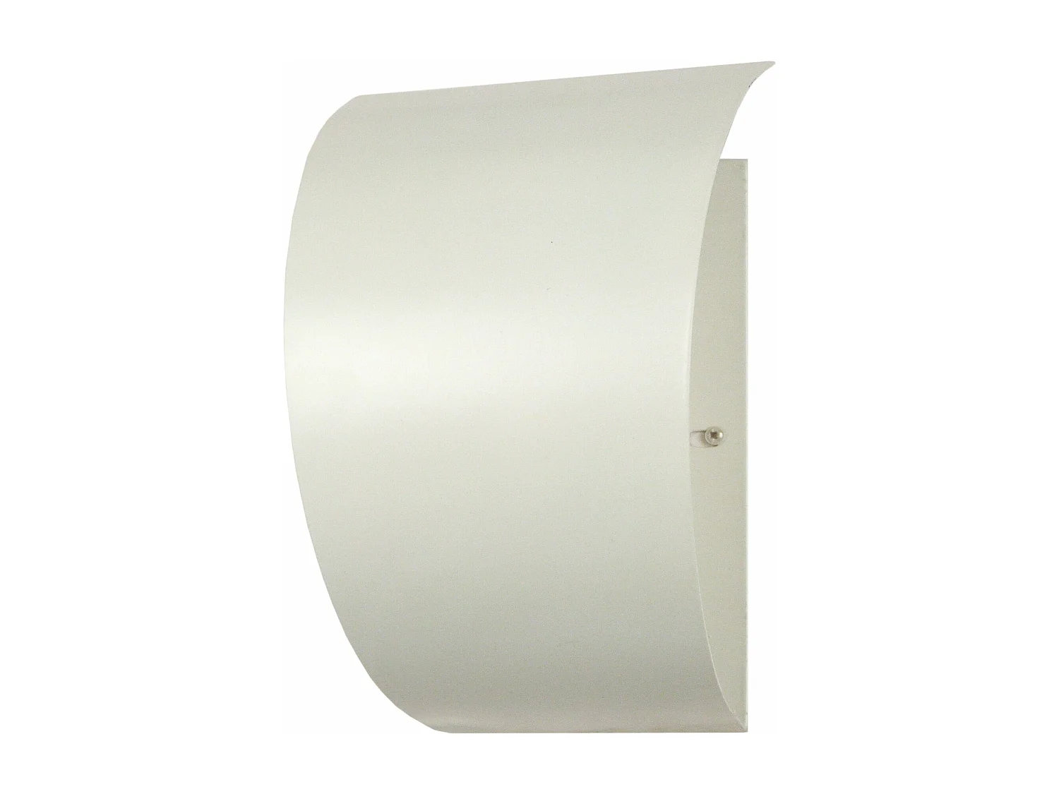 Applique tôle métal ivoire 11 cm.