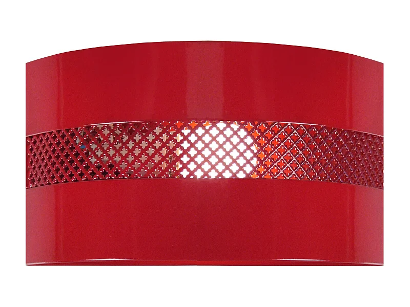 Applique TOSEL ,métal,Rouge ,H10xD14xP25cm