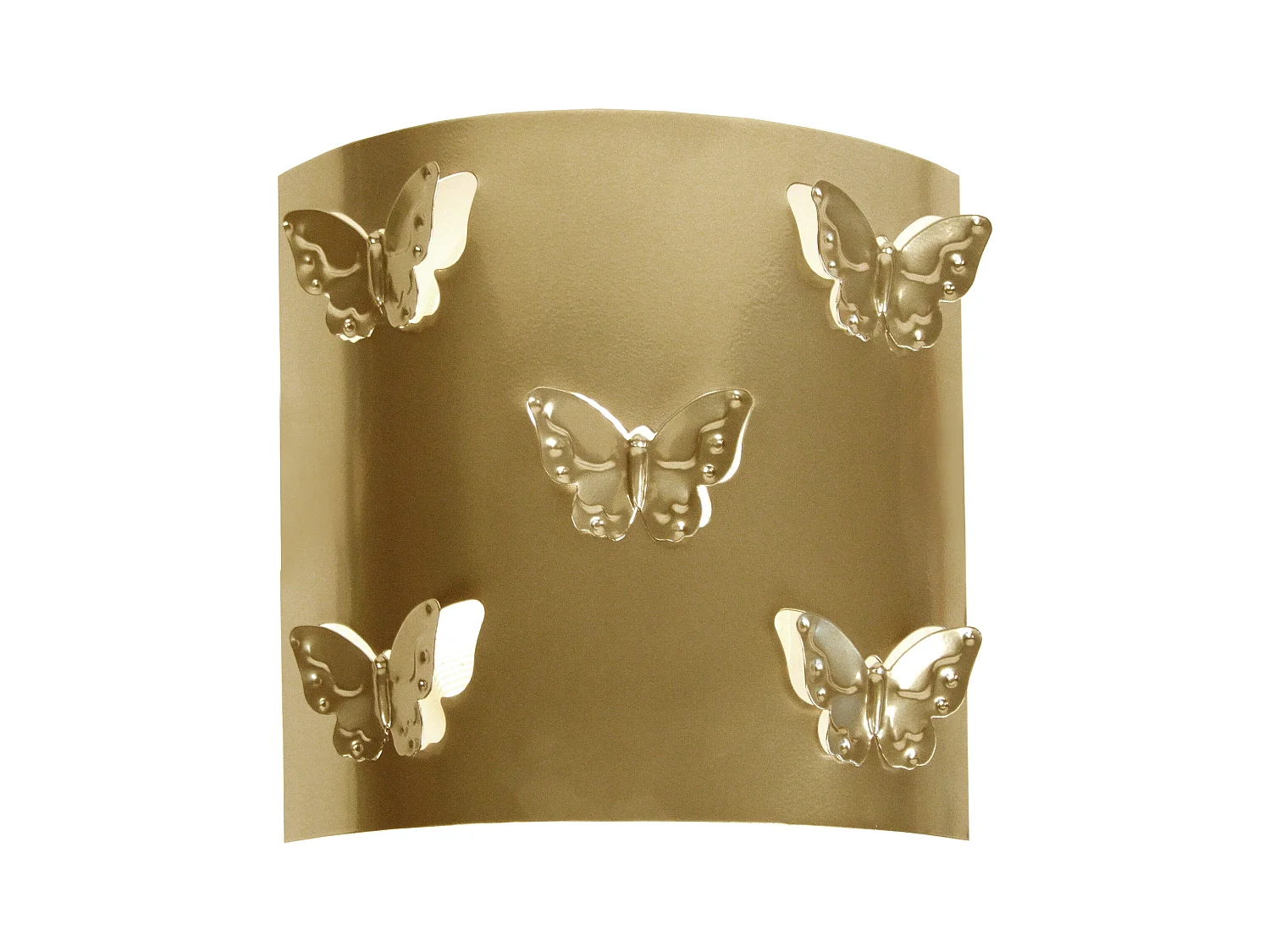 Aplique TOSEL ,metal,Dorado ,A8xD22xP22cm