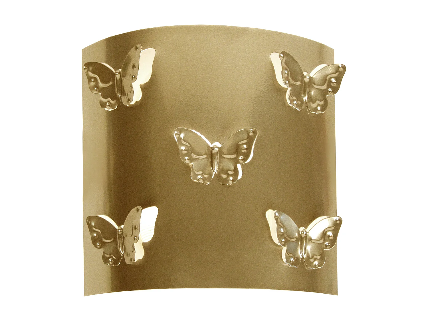 Aplique TOSEL ,metal,Dorado ,A8xD22xP22cm