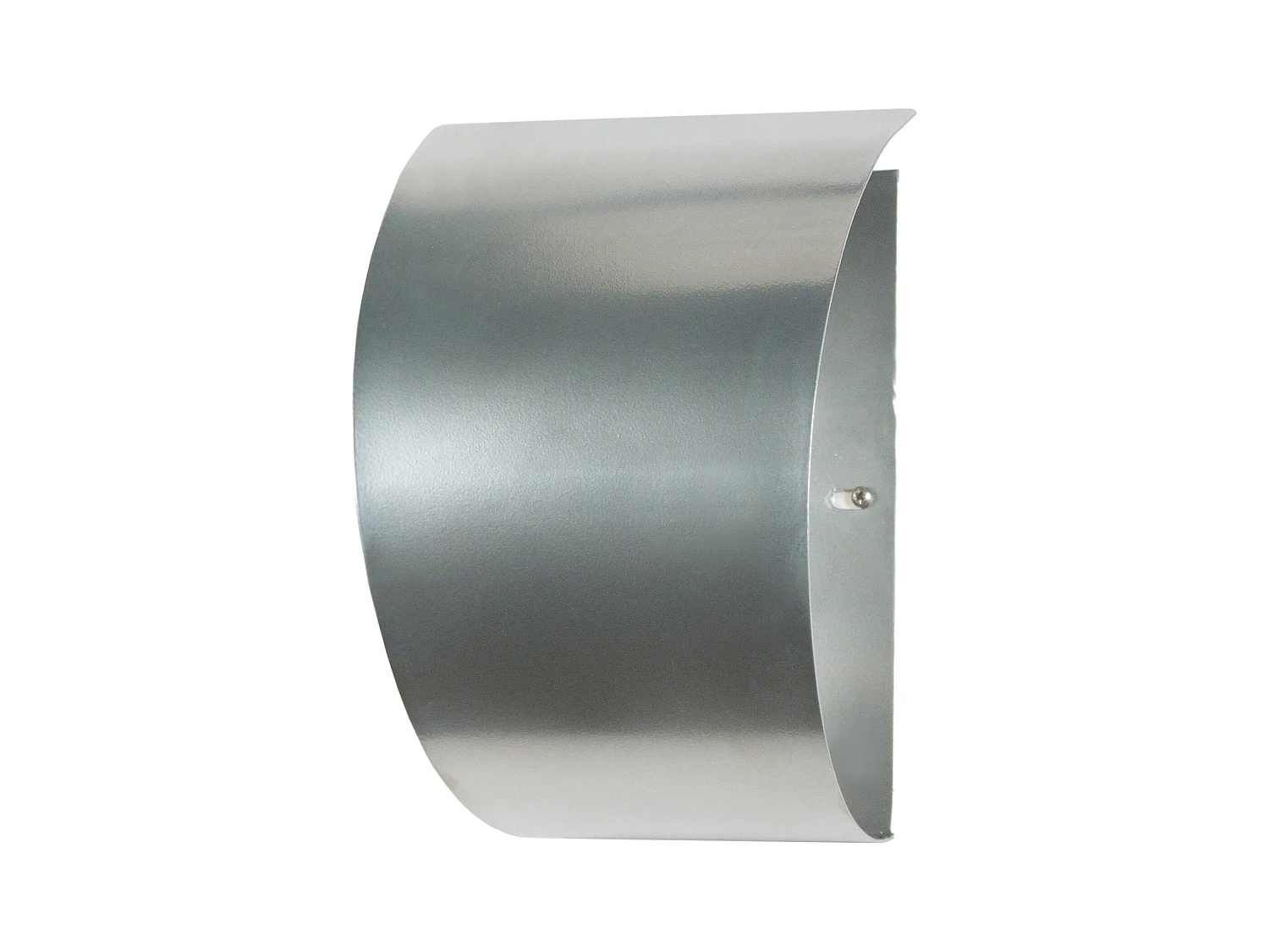 Aplique TOSEL LUNE metal meio cilindro alumínio preto D14 x  H11  cm