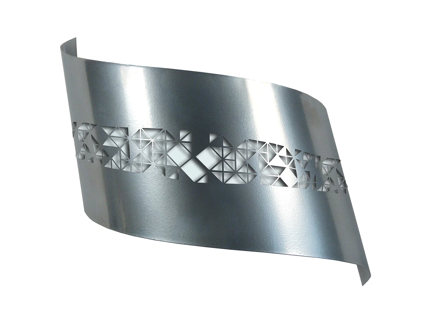 Aplique TOSEL ,metal,Aluminio , A 10xD16x P 25cm