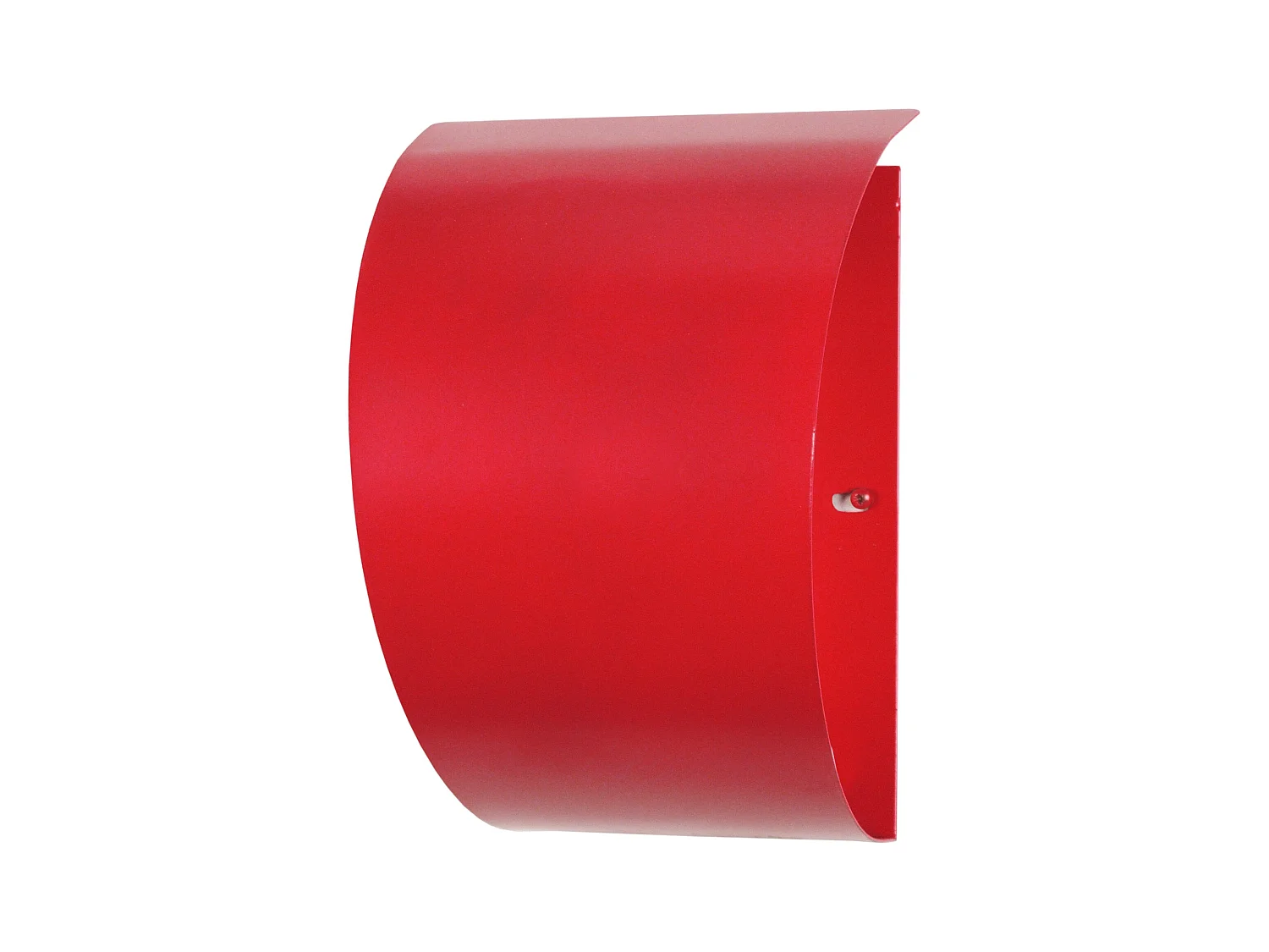 Aplique TOSEL LUNE metal meio cilindro preto vermelho D14 x  H11  cm