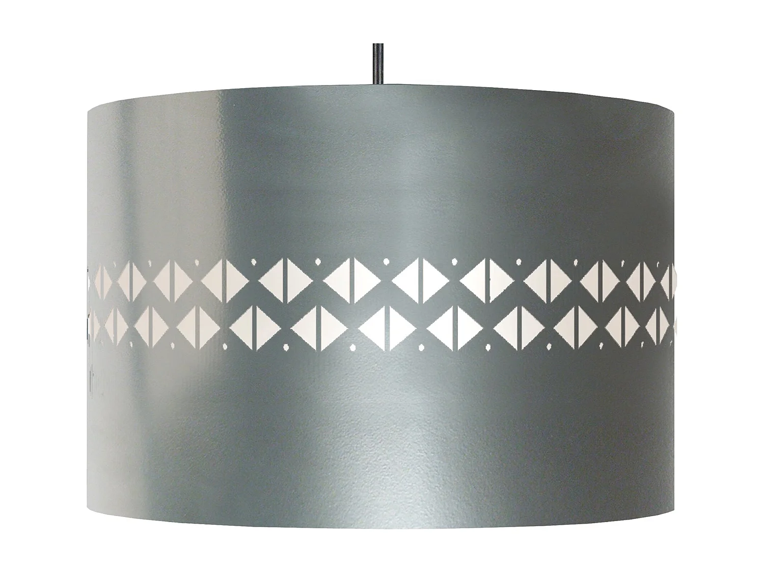 Suspension TOSEL ,métal,Aluminium,H 80xD 30xP30cm