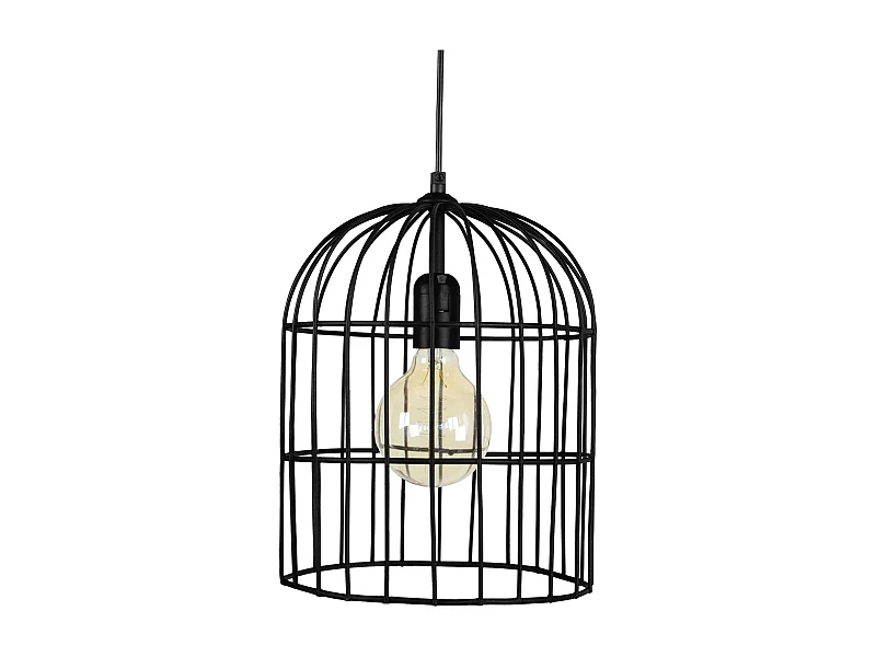 Suspension TOSEL ,métal,Noir ,H80xD 24xP24cm