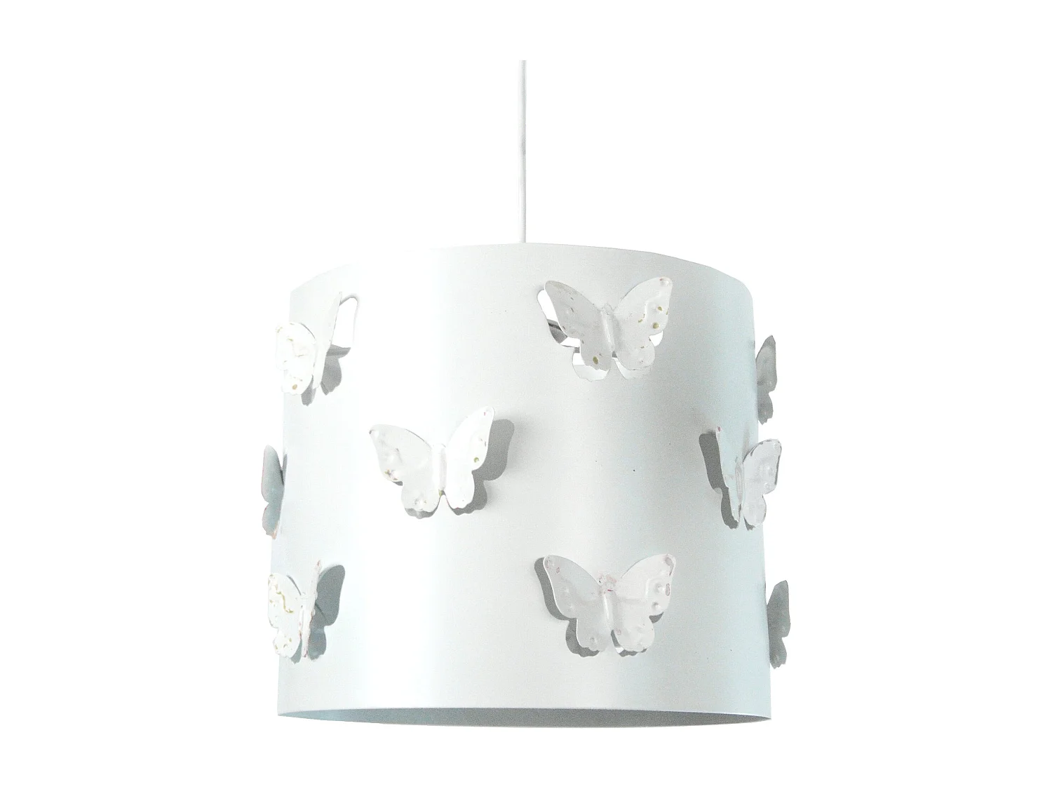 Suspension d'Enfant TOSEL ,métal,Blanc  , H80xD27xP 27cm