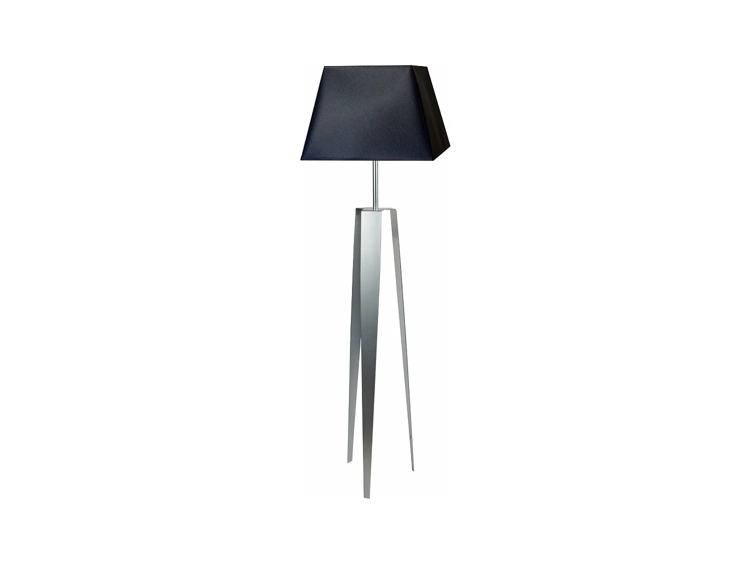Lampadaire trepied tôle métal aluminium150 cm.