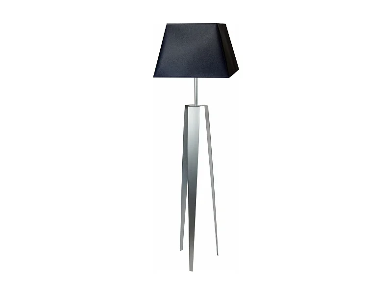 Lampadaire trepied tôle métal aluminium150 cm.