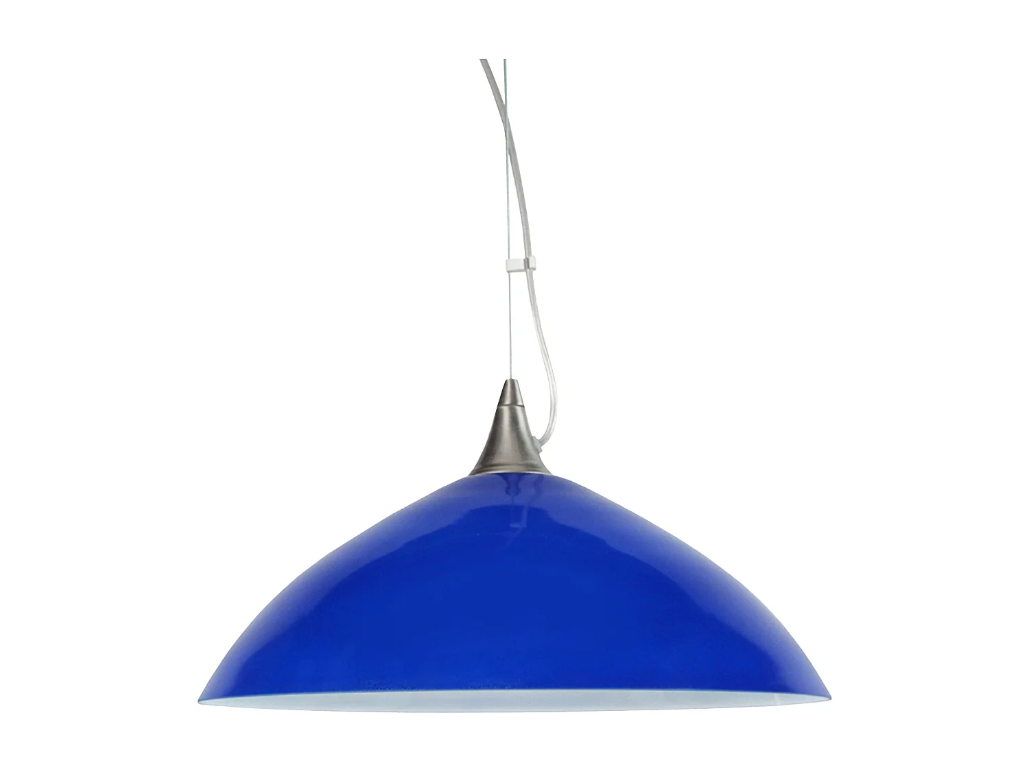 Suspension TOSEL ,verre,Bleu,H 77xD38xP38cm