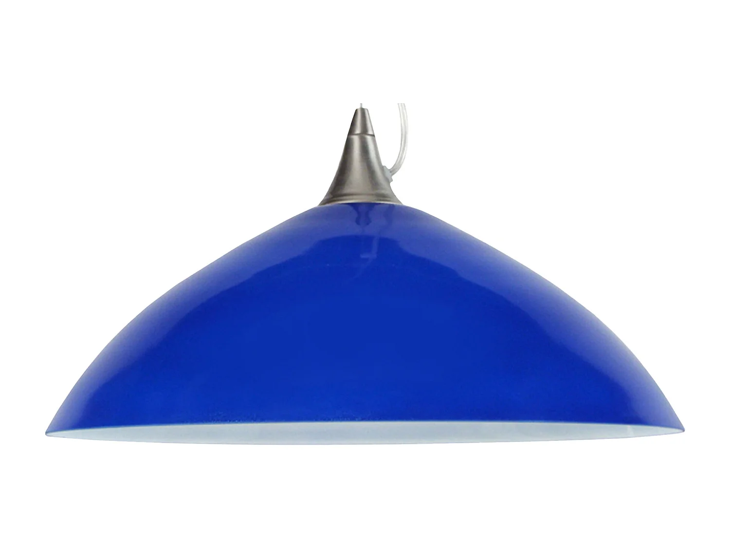 Suspension TOSEL ,verre,Bleu,H 77xD38xP38cm