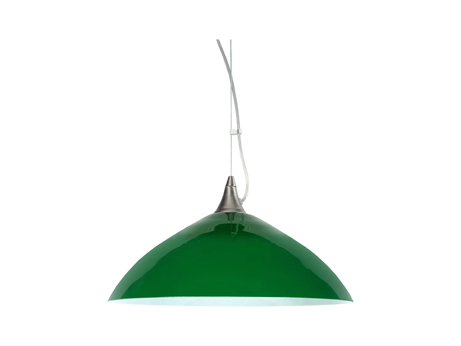 Suspensão TOSEL  DIVY cordão de algodão cônico vermelho D60 x  H90  cm