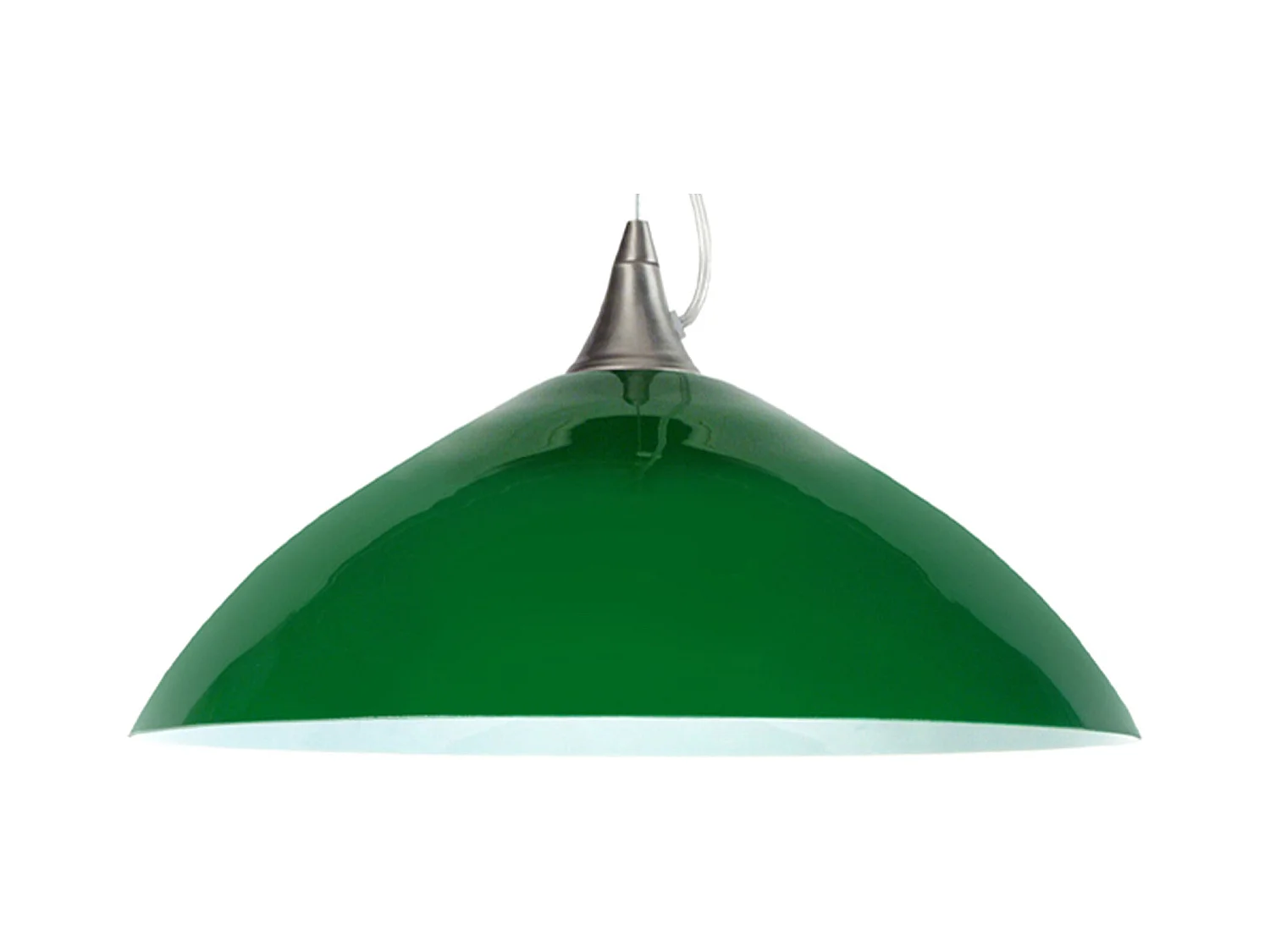 Suspensão TOSEL  DIVY cordão de algodão cônico vermelho D60 x  H90  cm