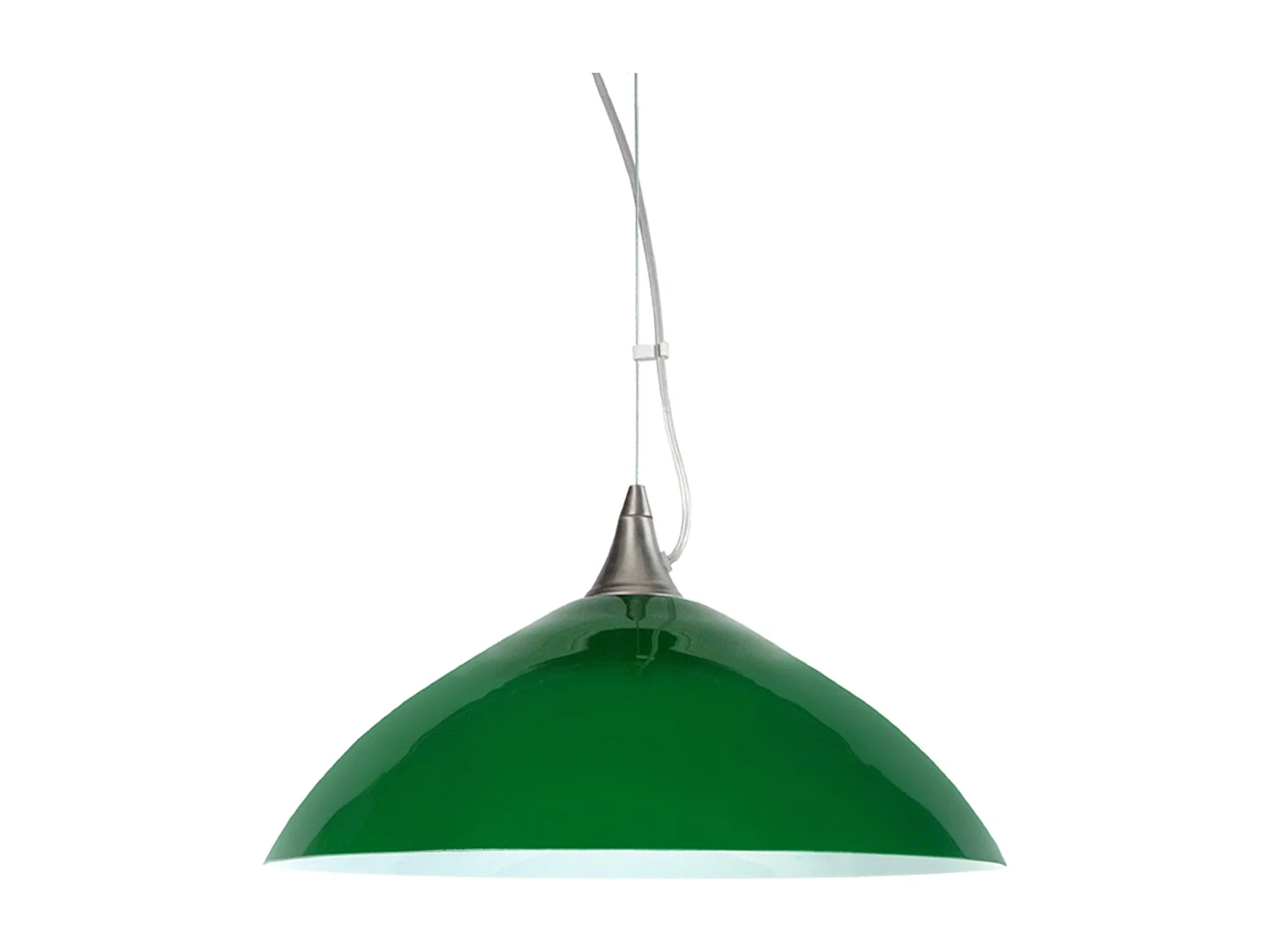 Suspensão TOSEL  DIVY cordão de algodão cônico vermelho D60 x  H90  cm