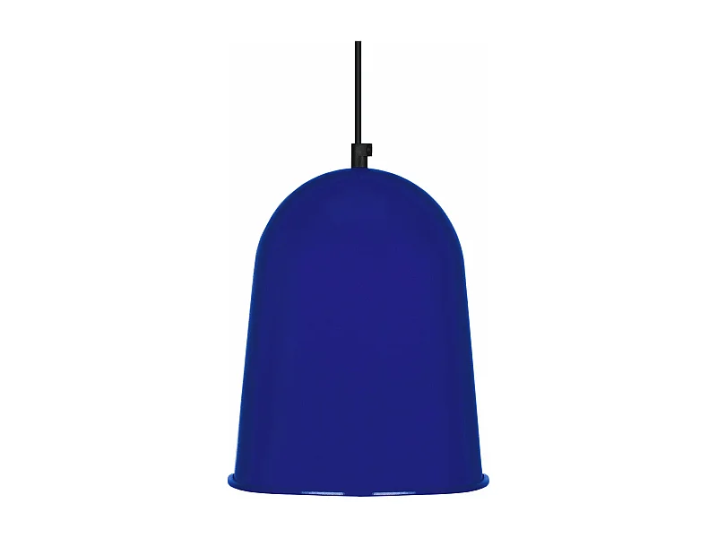 Suspensão TOSEL  BALLE ROULÉ metal cúpula azul D21 x  H84  cm
