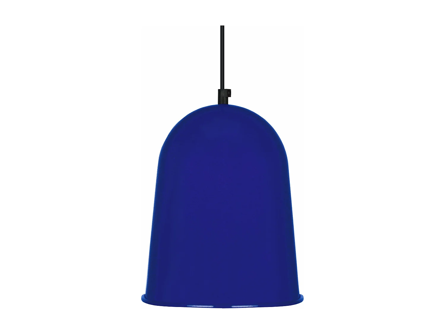 Suspension ogive métal cobalt 84 cm.